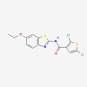 2,5-dichloro-N-(6-ethoxybenzo[d]thiazol-2-yl)thiophene-3-carboxamide
