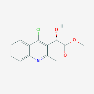 (S)-methyl 2-(4-chloro-2-methylquinolin-3-yl)-2-hydroxyacetate