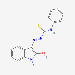 1-Methylisatin, 3-(4-phenylthiosemicarbazide)