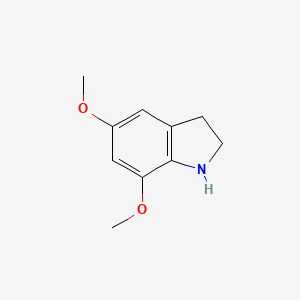 1H-Indole, 2,3-dihydro-5,7-dimethoxy-