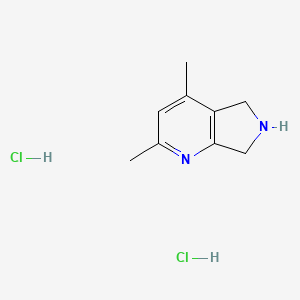 2,4-Dimethyl-6,7-dihydro-5H-pyrrolo[3,4-b]pyridine;dihydrochloride