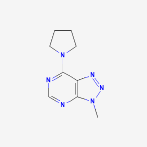 3-Methyl-7-pyrrolidin-1-yltriazolo[4,5-d]pyrimidine