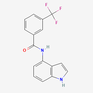 N-(1H-indol-4-yl)-3-(trifluoromethyl)benzamide