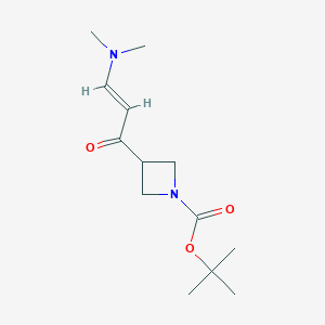 tert-Butyl 3-[(2E)-3-(dimethylamino)prop-2-enoyl]azetidine-1-carboxylate