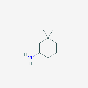 molecular formula C8H17N B2986976 3,3-Dimethylcyclohexan-1-amine CAS No. 37694-43-2