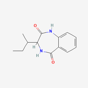 molecular formula C13H16N2O2 B2987206 3-(butan-2-yl)-2,3,4,5-tetrahydro-1H-1,4-benzodiazepine-2,5-dione CAS No. 1040706-46-4