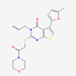3-allyl-5-(5-methylfuran-2-yl)-2-((2-morpholino-2-oxoethyl)thio)thieno[2,3-d]pyrimidin-4(3H)-one