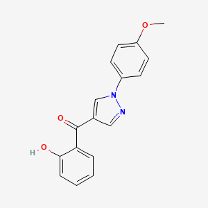 (2-hydroxyphenyl)[1-(4-methoxyphenyl)-1H-pyrazol-4-yl]methanone
