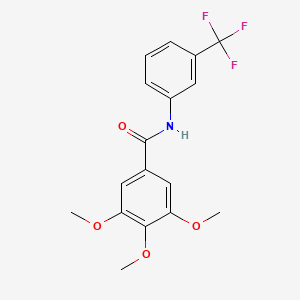 3,4,5-Trimethoxy-N-(3-(trifluoromethyl)phenyl)benzamide