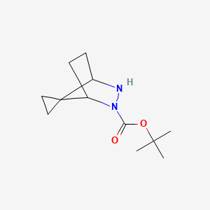 Tert-butyl spiro[2,3-diazabicyclo[2.2.1]heptane-7,1'-cyclopropane]-2-carboxylate