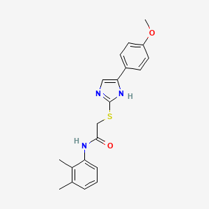 N-(2,3-dimethylphenyl)-2-((5-(4-methoxyphenyl)-1H-imidazol-2-yl)thio)acetamide