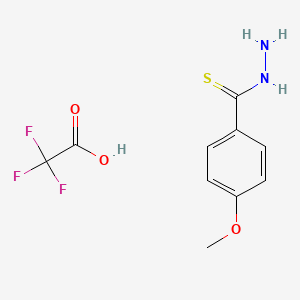 4-Methoxybenzothiohydrazide 2,2,2-trifluoroacetate