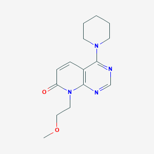 8-(2-methoxyethyl)-4-(piperidin-1-yl)pyrido[2,3-d]pyrimidin-7(8H)-one