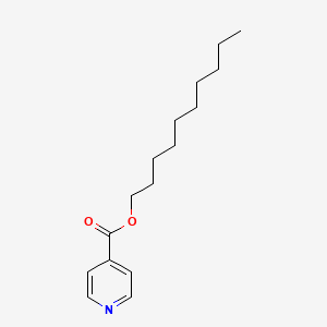 Isonicotinic acid, decyl ester