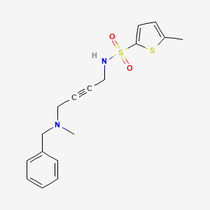 N-(4-(benzyl(methyl)amino)but-2-yn-1-yl)-5-methylthiophene-2-sulfonamide