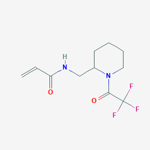 N-{[1-(2,2,2-trifluoroacetyl)piperidin-2-yl]methyl}prop-2-enamide