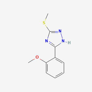 5-(2-methoxyphenyl)-3-methylsulfanyl-1H-1,2,4-triazole