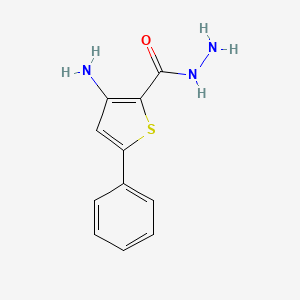 3-Amino-5-phenylthiophene-2-carbohydrazide