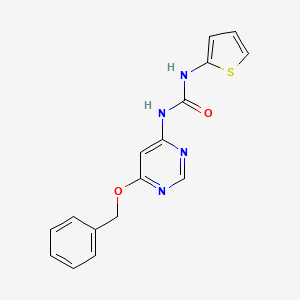 1-(6-(Benzyloxy)pyrimidin-4-yl)-3-(thiophen-2-yl)urea
