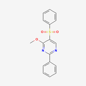 4-Methoxy-2-phenyl-5-(phenylsulfonyl)pyrimidine