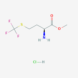 Methyl S-(trifluoromethyl)-L-homocysteinate hydrochloride