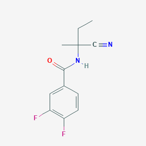 N-(1-cyano-1-methylpropyl)-3,4-difluorobenzamide