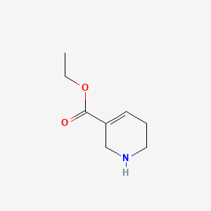 molecular formula C8H13NO2 B2987498 Guvacine ethyl ester 