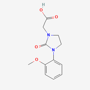 2-(3-(2-Methoxyphenyl)-2-oxoimidazolidin-1-yl)acetic acid