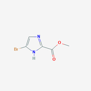 molecular formula C5H5BrN2O2 B2987544 Methyl 4-bromo-1H-imidazole-2-carboxylate CAS No. 1622843-37-1