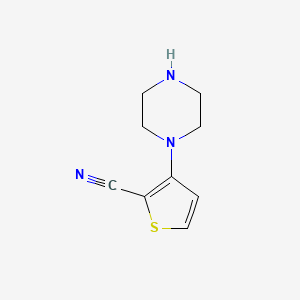 3-(Piperazin-1-yl)thiophene-2-carbonitrile