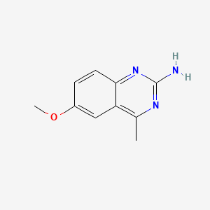 molecular formula C10H11N3O B2987558 6-Methoxy-4-methylquinazolin-2-amine 