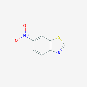 molecular formula C7H4N2O2S B029876 6-Nitrobenzothiazole CAS No. 2942-06-5