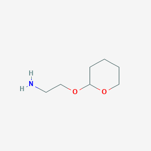 molecular formula C7H15NO2 B2987680 2-(Tetrahydro-pyran-2-yloxy)-ethylamine CAS No. 2201-20-9