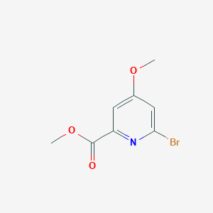 molecular formula C8H8BrNO3 B2987705 Methyl 6-bromo-4-methoxypicolinate CAS No. 1256803-71-0