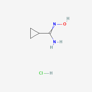 N'-hydroxycyclopropanecarboximidamide hydrochloride