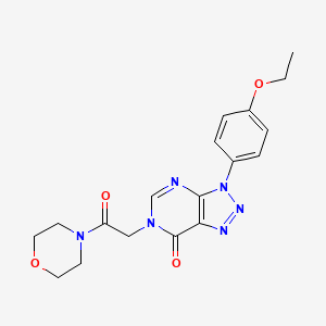 3-(4-ethoxyphenyl)-6-(2-morpholino-2-oxoethyl)-3H-[1,2,3]triazolo[4,5-d]pyrimidin-7(6H)-one