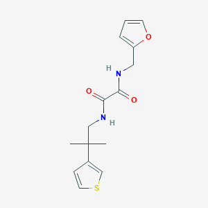 N1-(furan-2-ylmethyl)-N2-(2-methyl-2-(thiophen-3-yl)propyl)oxalamide