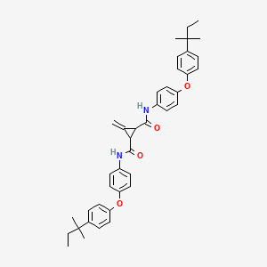 3-methylene-N1,N2-bis(4-(4-(tert-pentyl)phenoxy)phenyl)cyclopropane-1,2-dicarboxamide