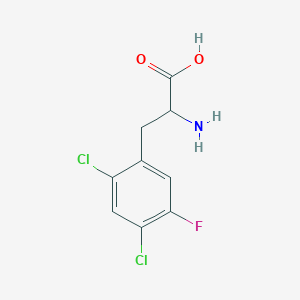 2-Amino-3-(2,4-dichloro-5-fluorophenyl)propanoic acid