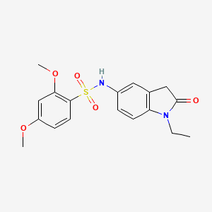 N-(1-ethyl-2-oxoindolin-5-yl)-2,4-dimethoxybenzenesulfonamide