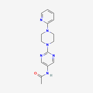 N-(2-(4-(pyridin-2-yl)piperazin-1-yl)pyrimidin-5-yl)acetamide