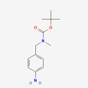 tert-butyl N-[(4-aminophenyl)methyl]-N-methylcarbamate