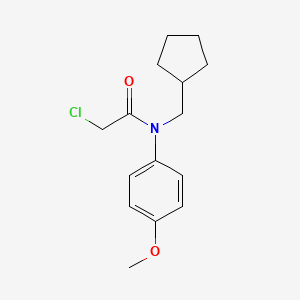 2-Chloro-N-(cyclopentylmethyl)-N-(4-methoxyphenyl)acetamide