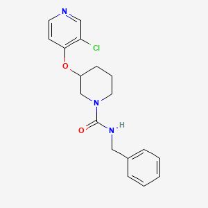 N-benzyl-3-((3-chloropyridin-4-yl)oxy)piperidine-1-carboxamide