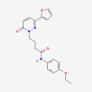 N-(4-ethoxyphenyl)-4-(3-(furan-2-yl)-6-oxopyridazin-1(6H)-yl)butanamide