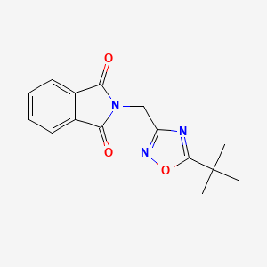 2-((5-(Tert-butyl)-1,2,4-oxadiazol-3-yl)methyl)isoindoline-1,3-dione