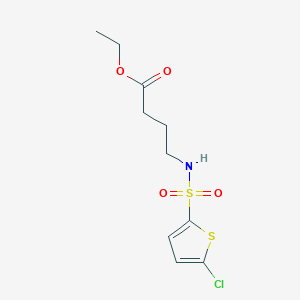 Ethyl 4-(5-chlorothiophene-2-sulfonamido)butanoate