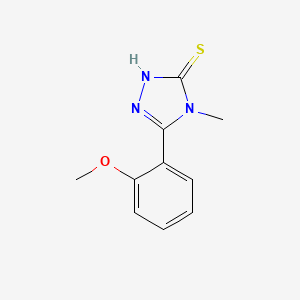 molecular formula C10H11N3OS B2987889 5-(2-methoxyphenyl)-4-methyl-4H-1,2,4-triazole-3-thiol CAS No. 58064-59-8