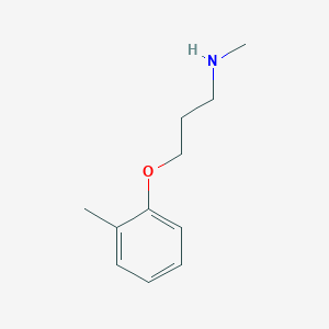 molecular formula C11H17NO B2987908 Methyl-(3-o-tolyloxy-propyl)-amine CAS No. 883545-20-8