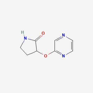3-(Pyrazin-2-yloxy)pyrrolidin-2-one